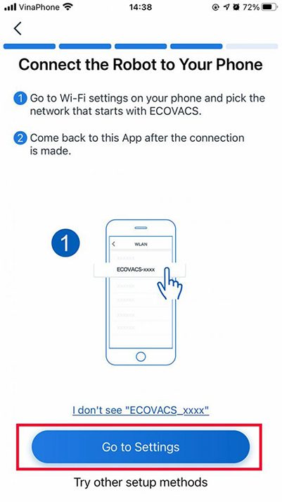 Hướng dẫn sử dụng App Ecovacs Home - Ecovacs T8