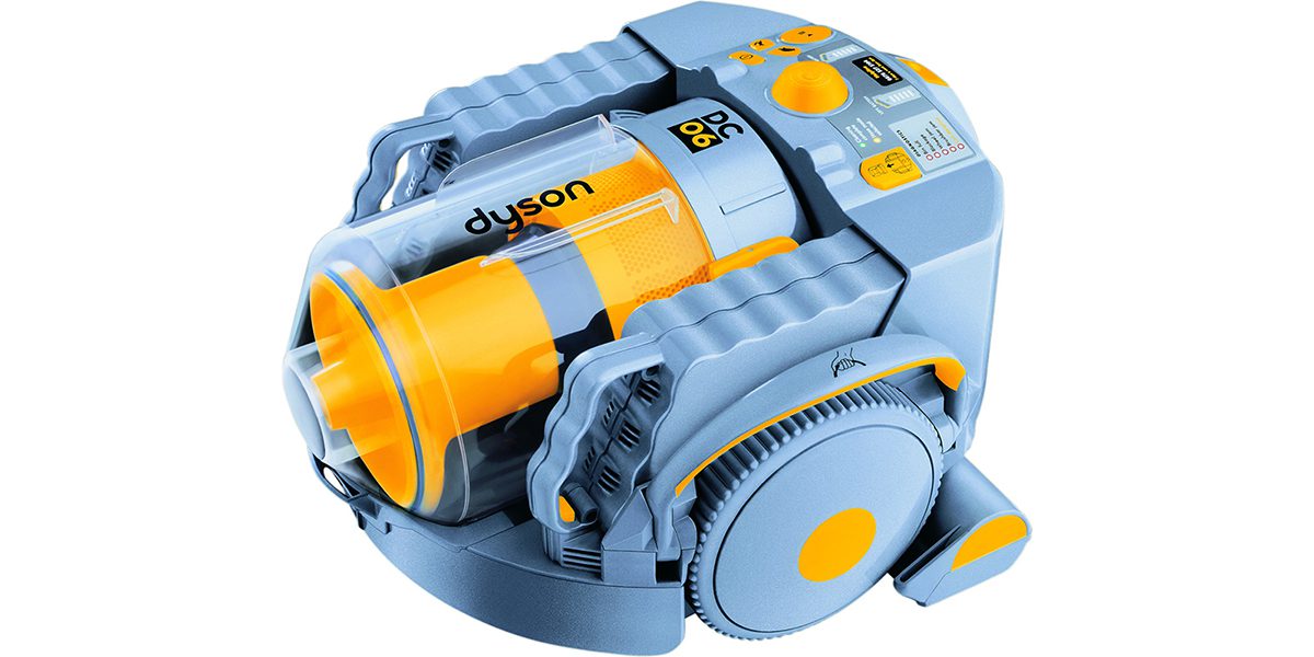 Robot hút bụi đầu tiên của Dyson DC06