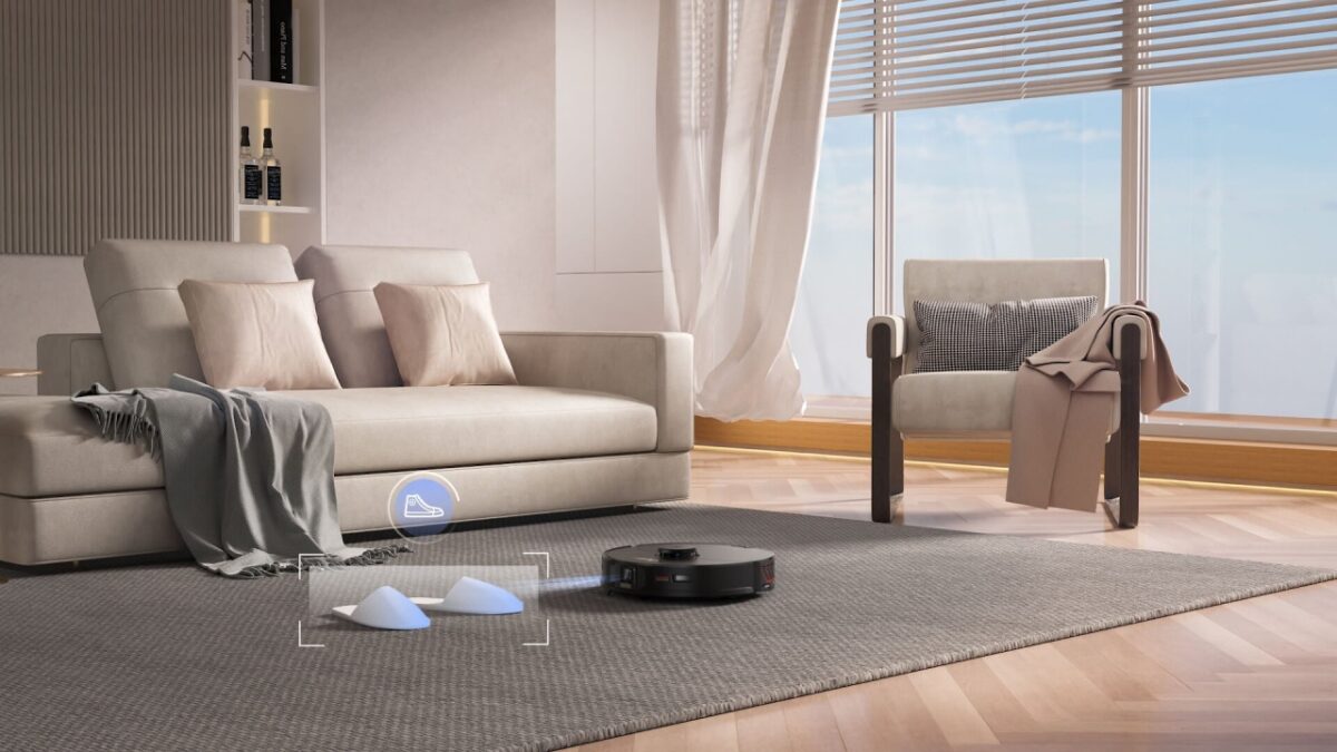 Roborock S7 MaxV nhìn và tránh chướng ngại vật
