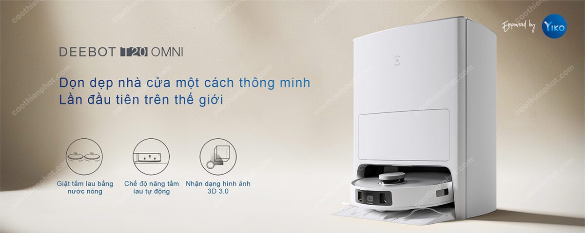 Robot hút bụi Ecovacs T20 OMNI