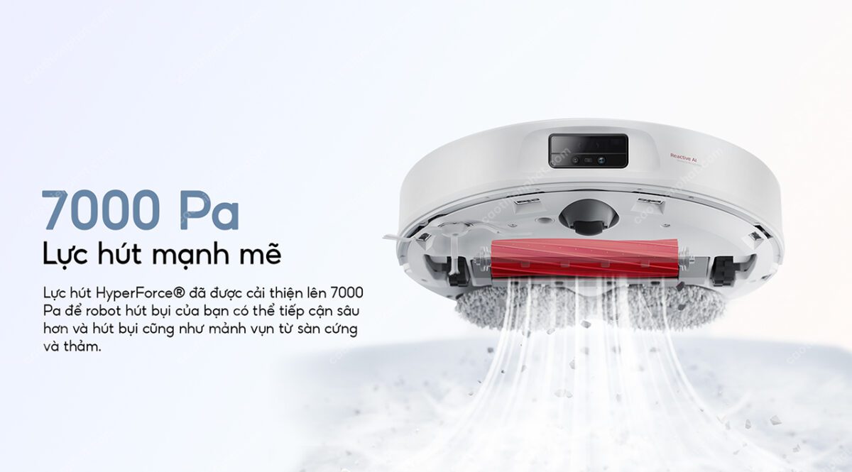 Lực hút 7000Pa