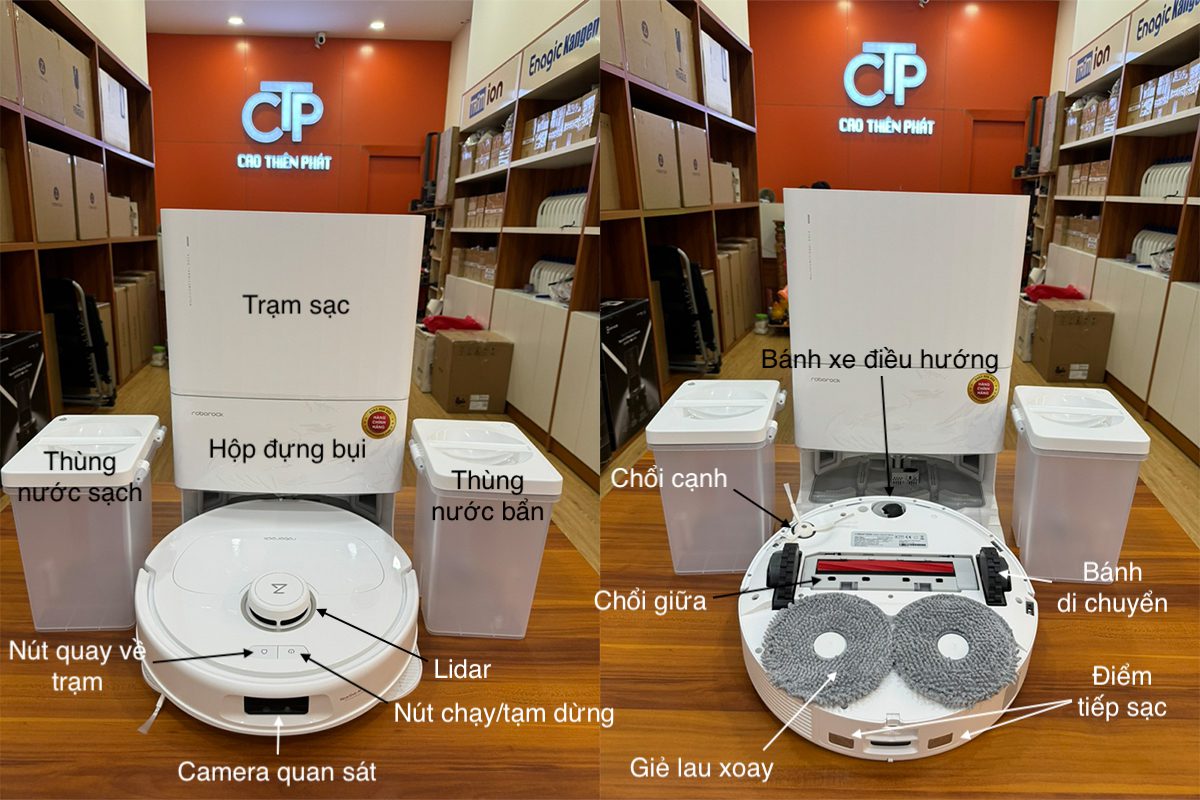 Hình ảnh thực tế Roborock Q Revo MaxV