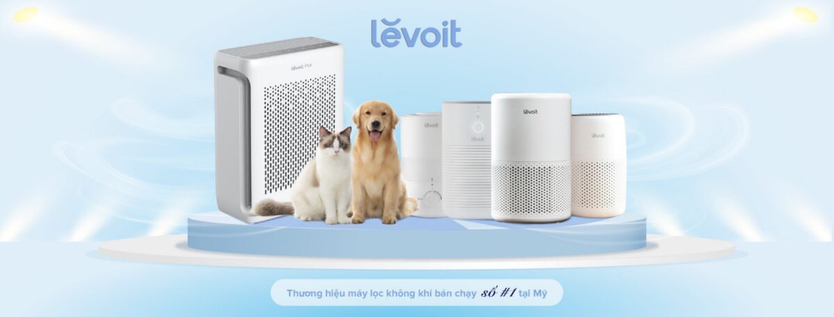 Banner Levoit Máy lọc Không khí số 1