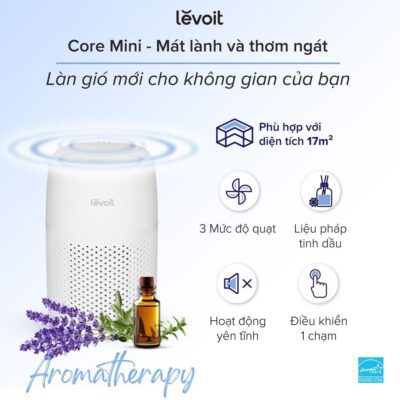 Levoit Core 200S máy lọc không khí diện tích 20 m²