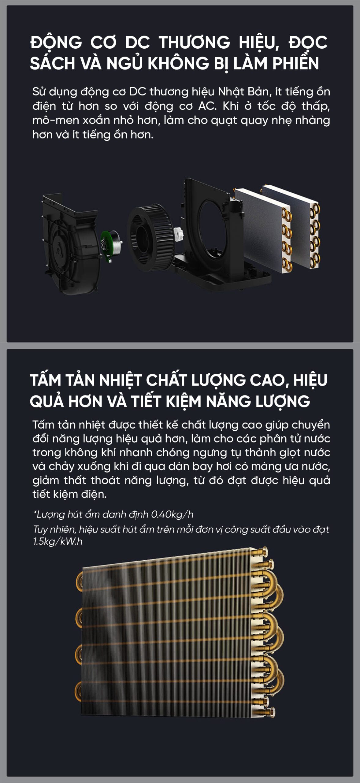 Máy Hút Ẩm Thông Minh Xiaomi NWT 18L Kèm Lưới Lọc Kháng Khuẩn