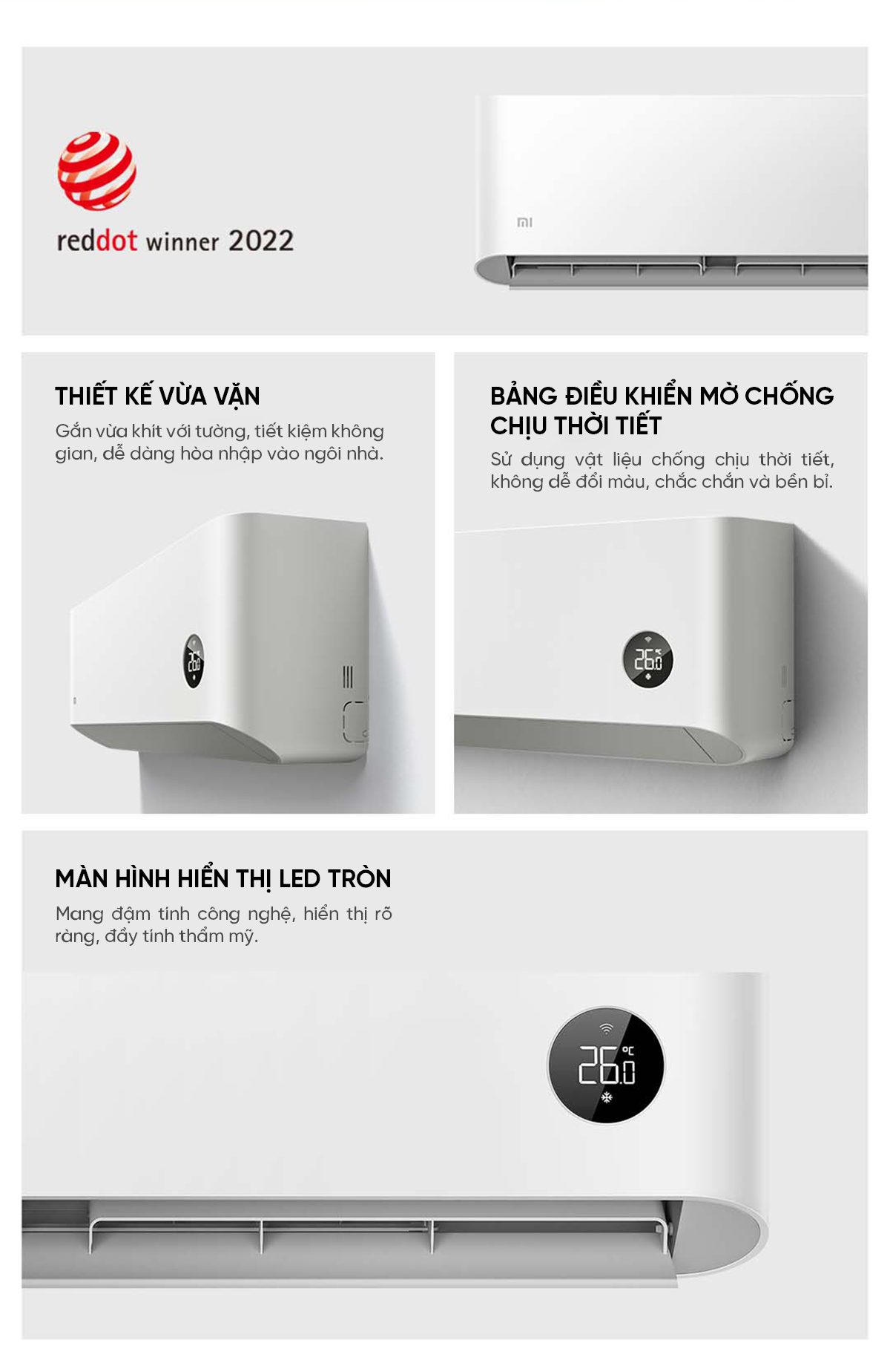 Điều hòa Xiaomi Mijia 12000 BTU KFR-35GW/N1A3 1.5HP 2 chiều