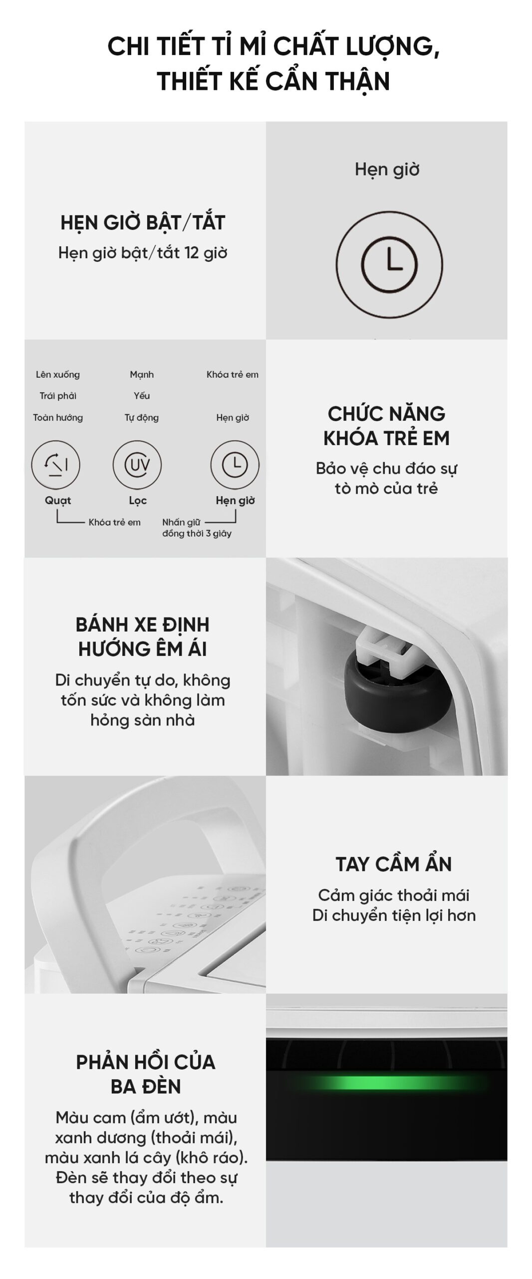 Máy Hút Ẩm Xiaomi NWT 24L Thông Minh