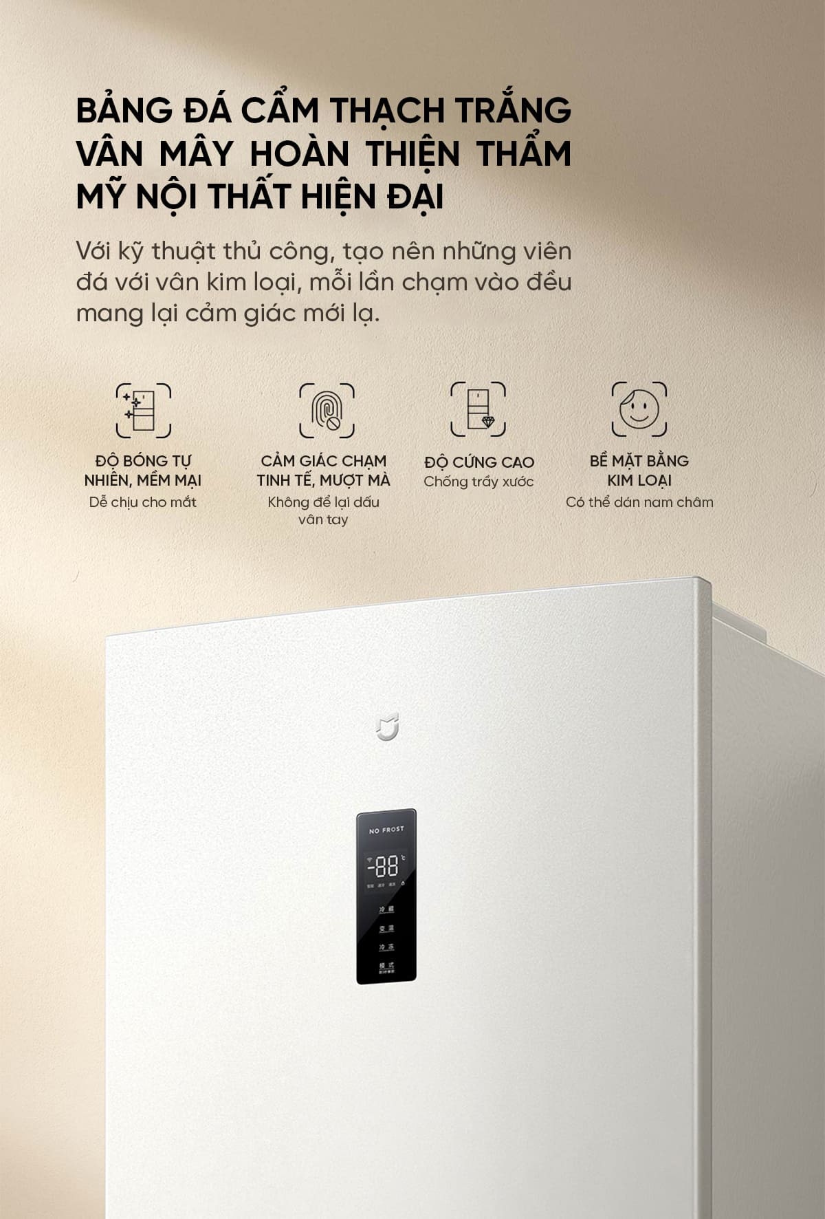 Tủ lạnh Xiaomi Mijia 256L thiết kế 3 cửa độc lập