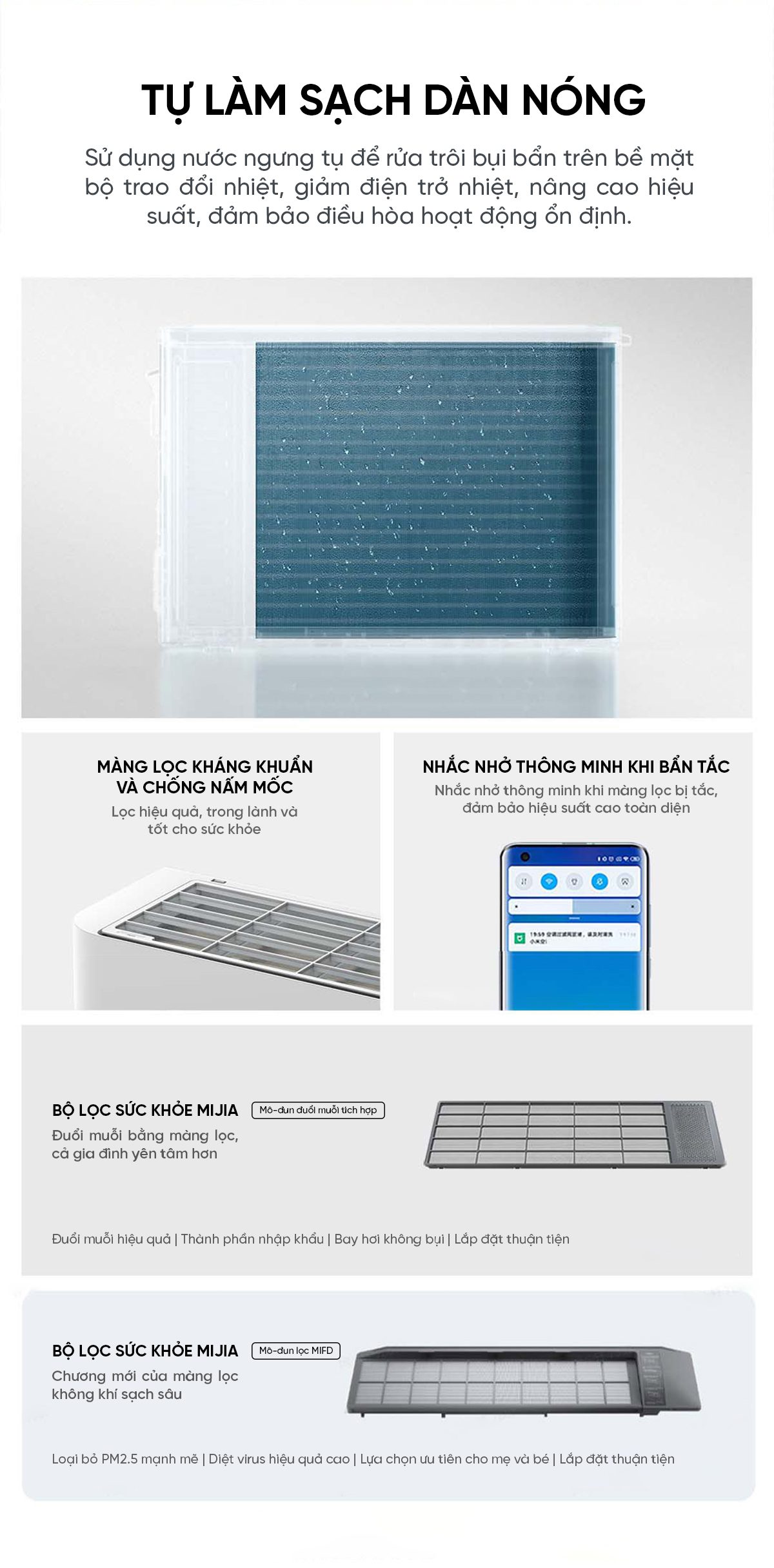 Điều hòa Xiaomi Mijia 12000 BTU KFR-35GW/N1A3 1.5HP 2 chiều