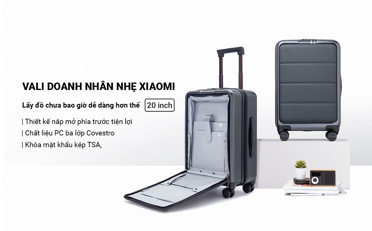 Vali Doanh Nhân Nhẹ Xiaomi 20 inch