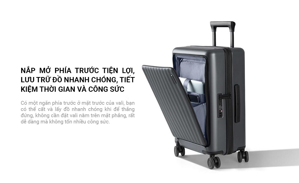 Vali Du Lịch Mở Nắp Trước Mijia 20 inch