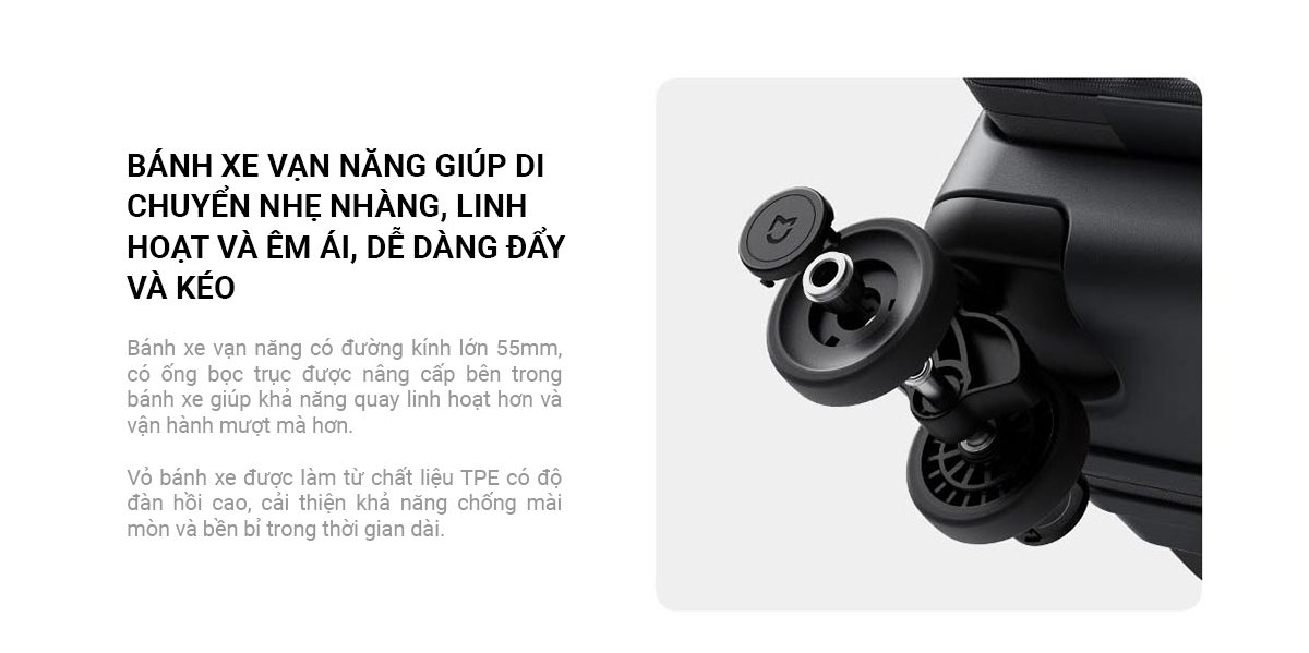 Vali Du Lịch Mở Nắp Trước Mijia 20 inch