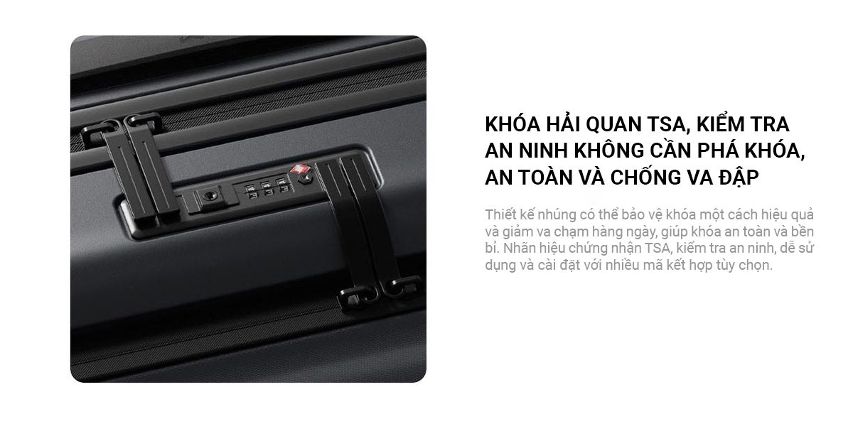 Vali Du Lịch Mở Nắp Trước Mijia 20 inch