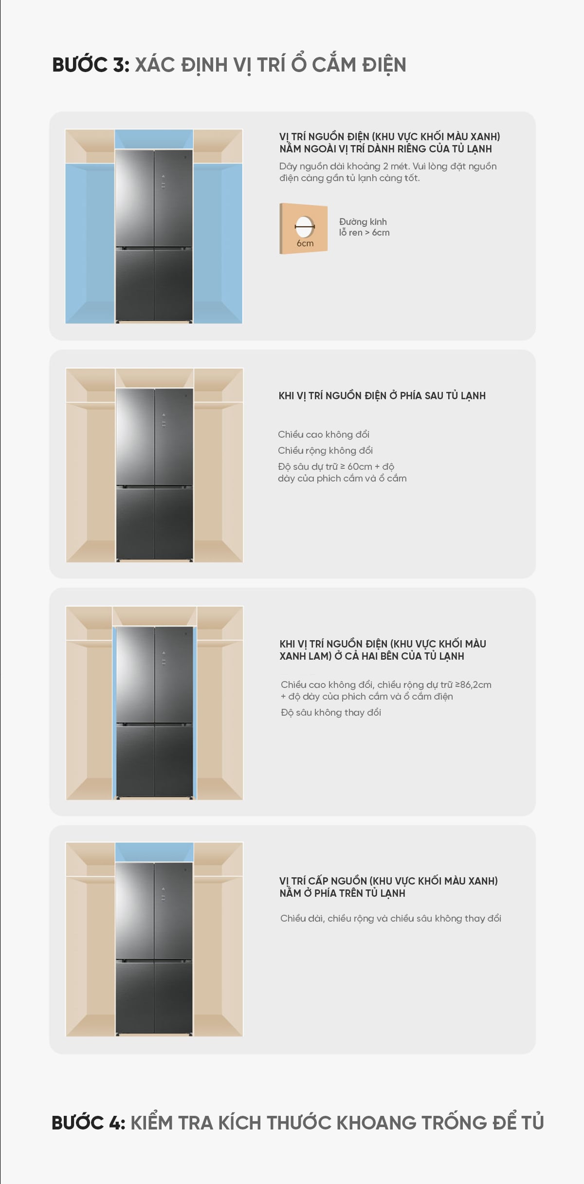 Tủ lạnh Xiaomi Mijia 508L Pro, 4 cửa, mặt đá pha lê