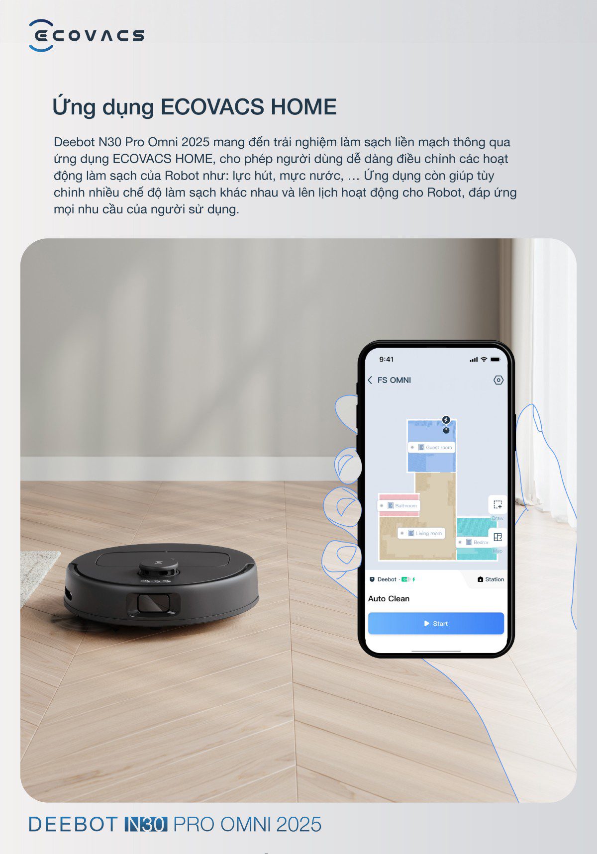 Ecovacs N30 Pro OMNI