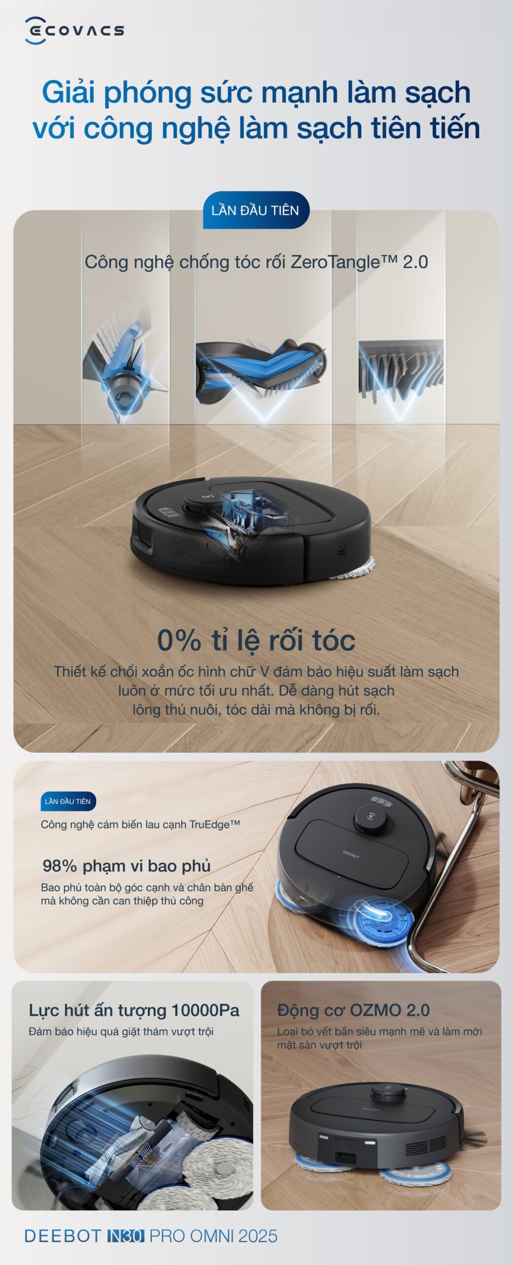Ecovacs N30 Pro OMNI
