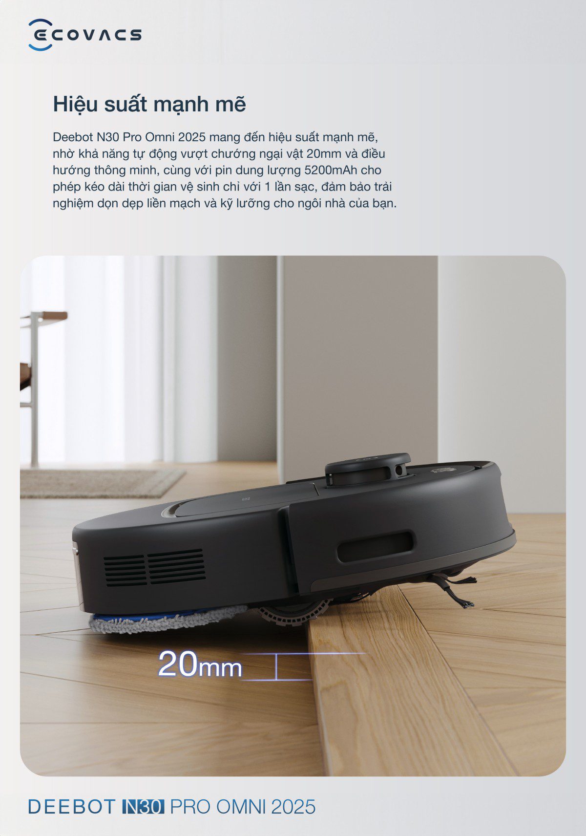 Ecovacs N30 Pro OMNI