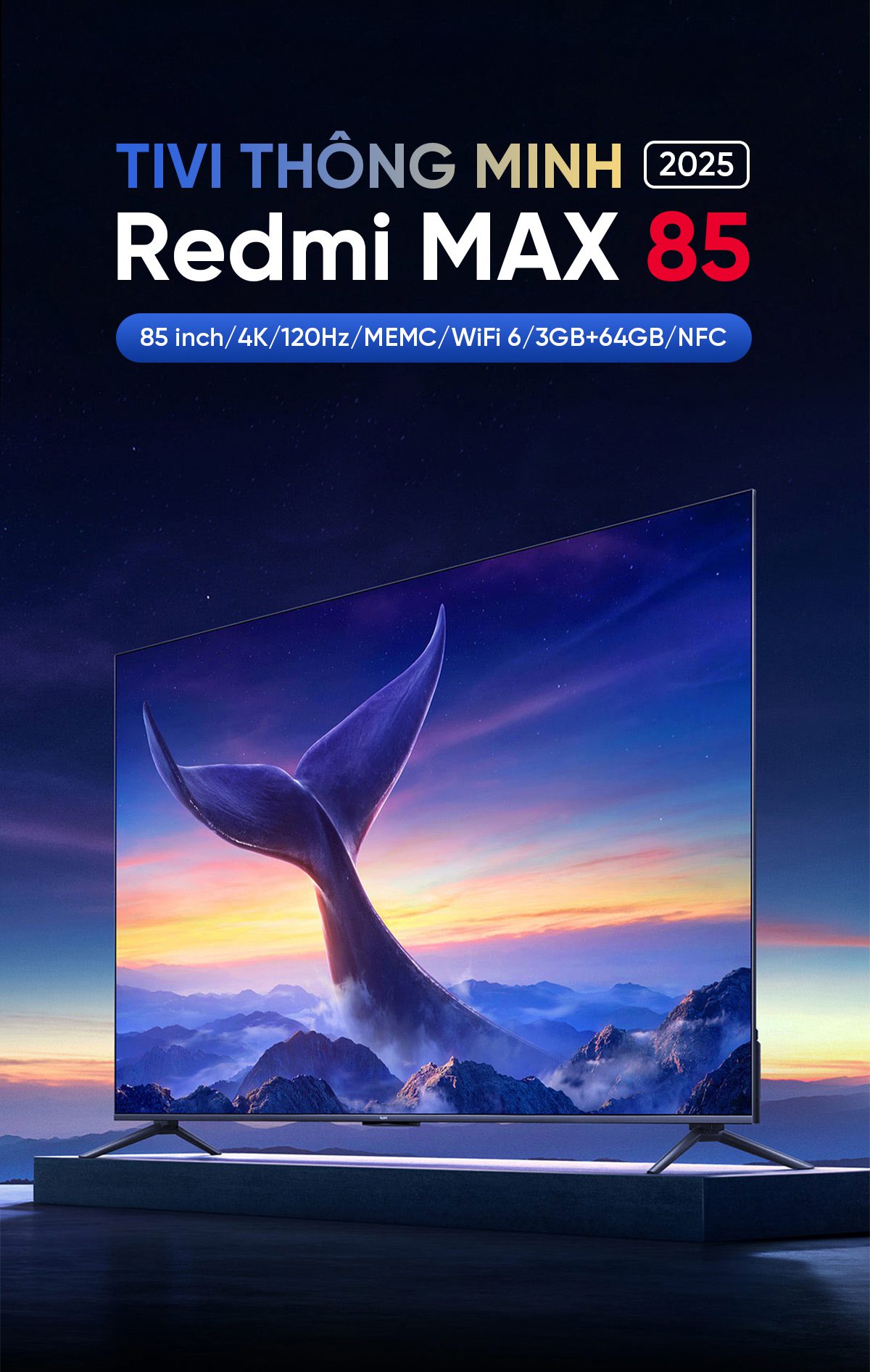 Tivi Xiaomi Redmi Max 85 Inch 2025
