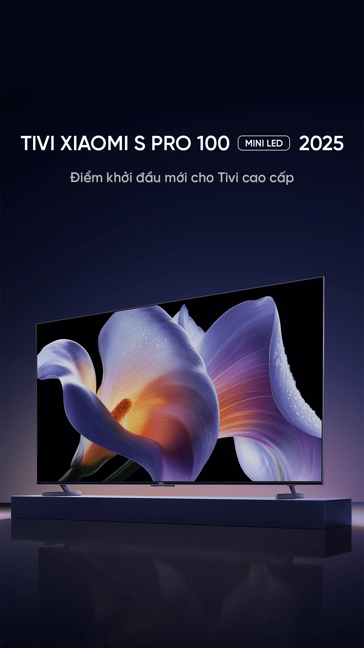 Tivi Xiaomi S Pro 100 Mini LED 100 Inch 2025 288Hz Ram 4/64GB