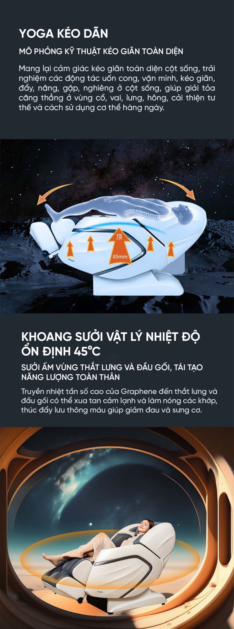 Ghế Massage Cao Cấp Xiaomi Joypal V4 Lite 4D Ai Supreme