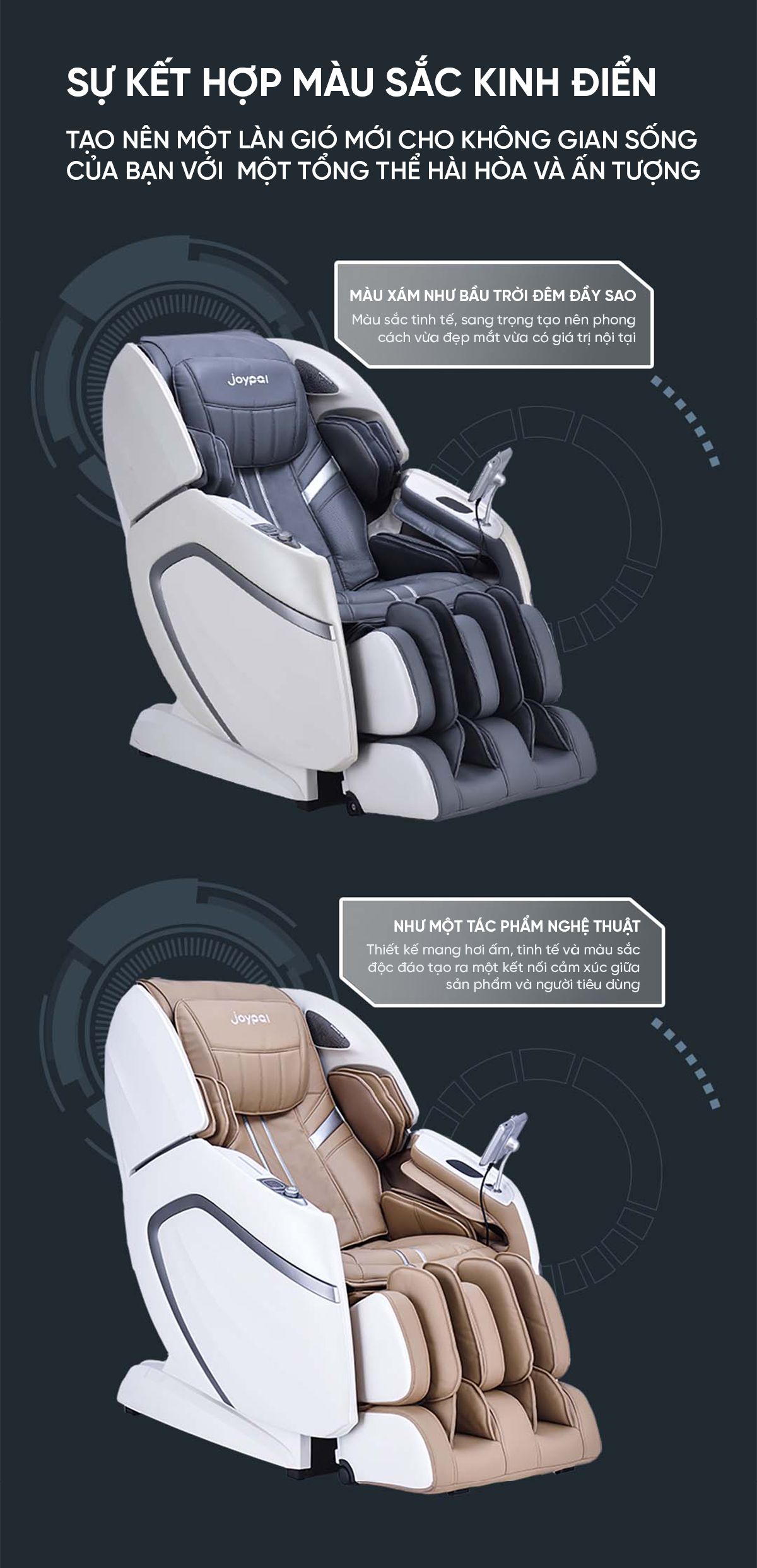 Ghế Massage Cao Cấp Xiaomi Joypal V4 Lite 4D Ai Supreme