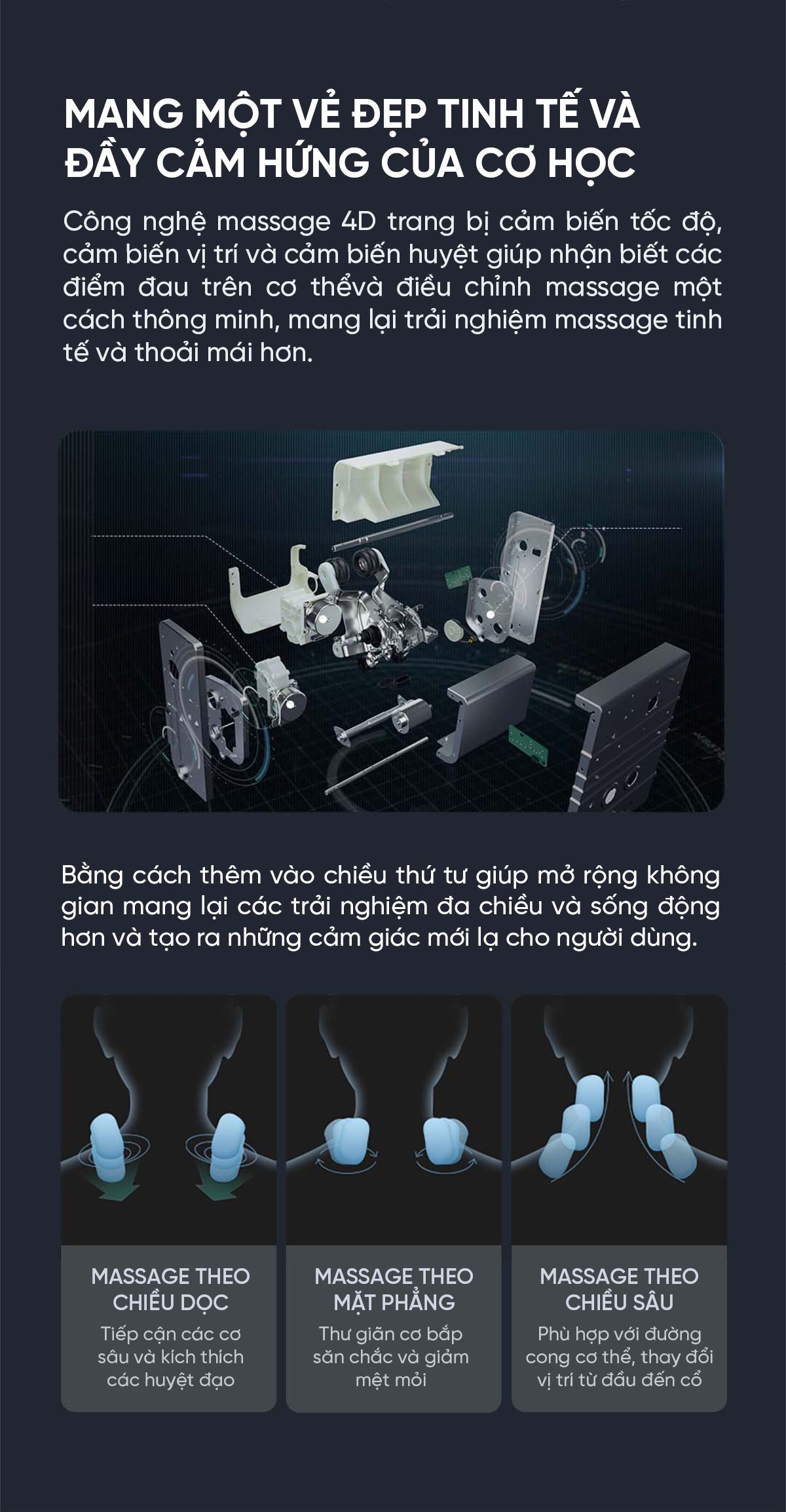 Ghế Massage Cao Cấp Xiaomi Joypal V4 Lite 4D Ai Supreme