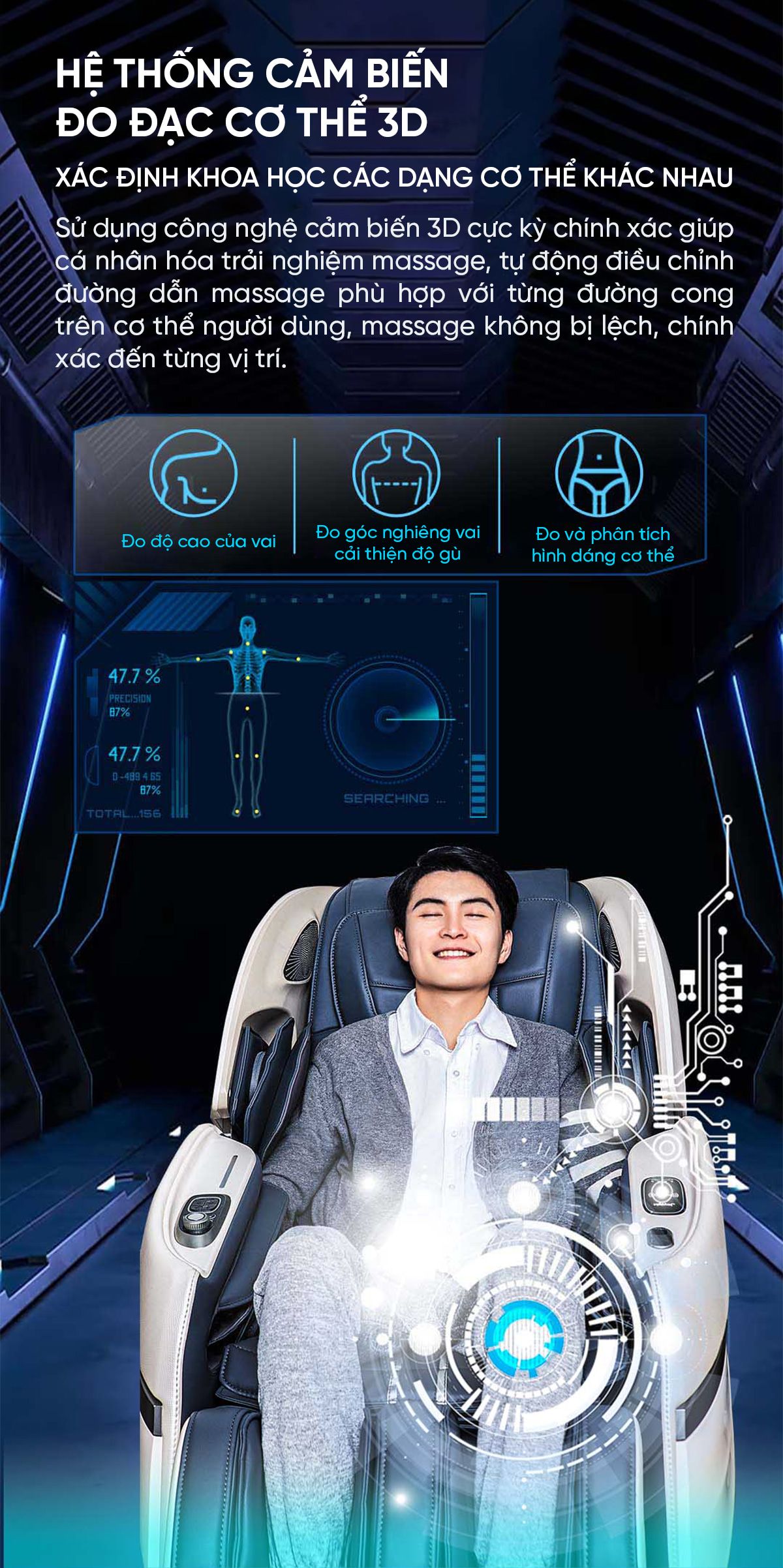Ghế Massage Cao Cấp Xiaomi Joypal V4 Lite 4D Ai Supreme