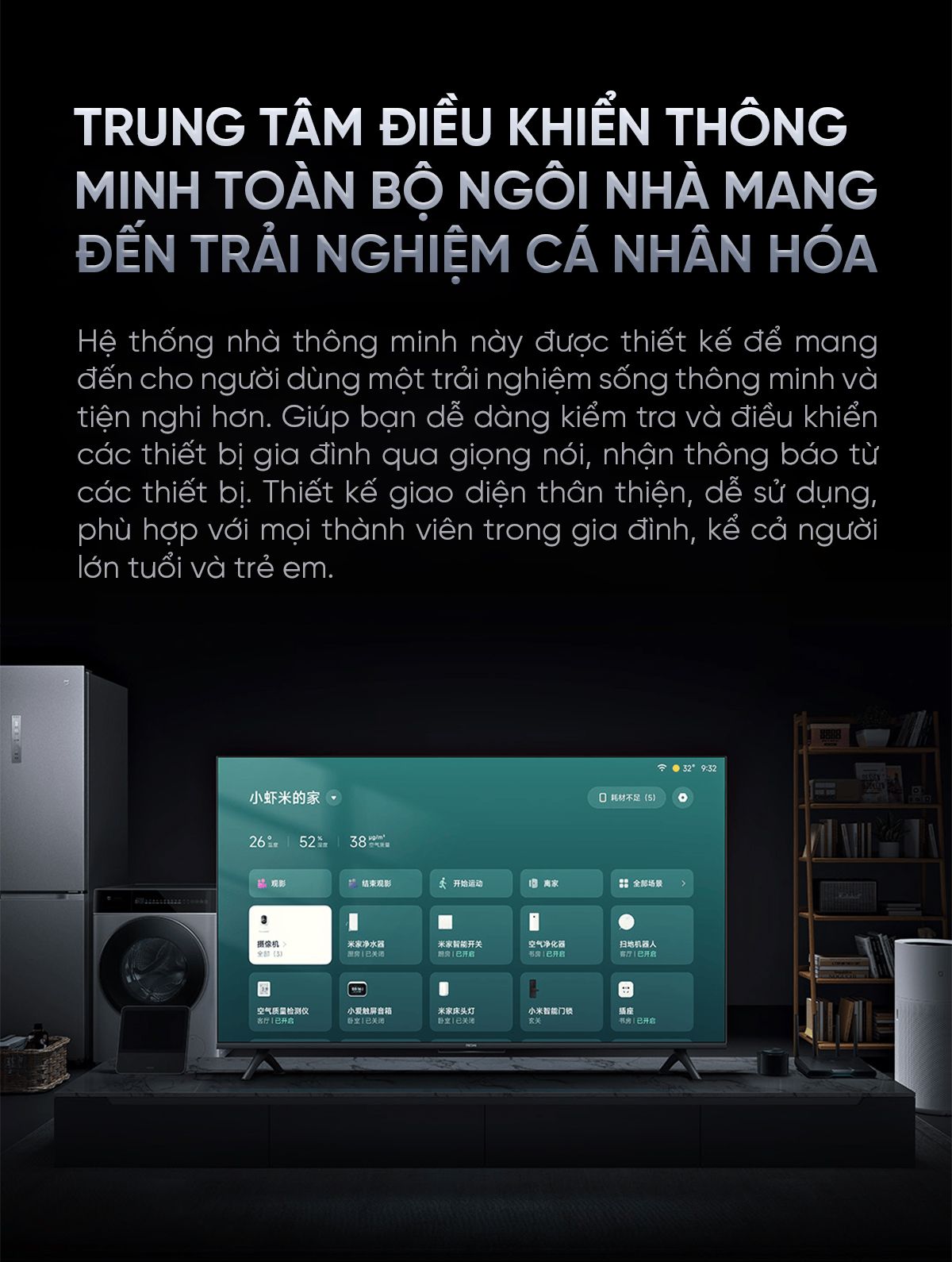 Tivi Xiaomi Redmi A Pro 50 Inch Ram 3/64GB 144Hz Tiết Kiệm Điện