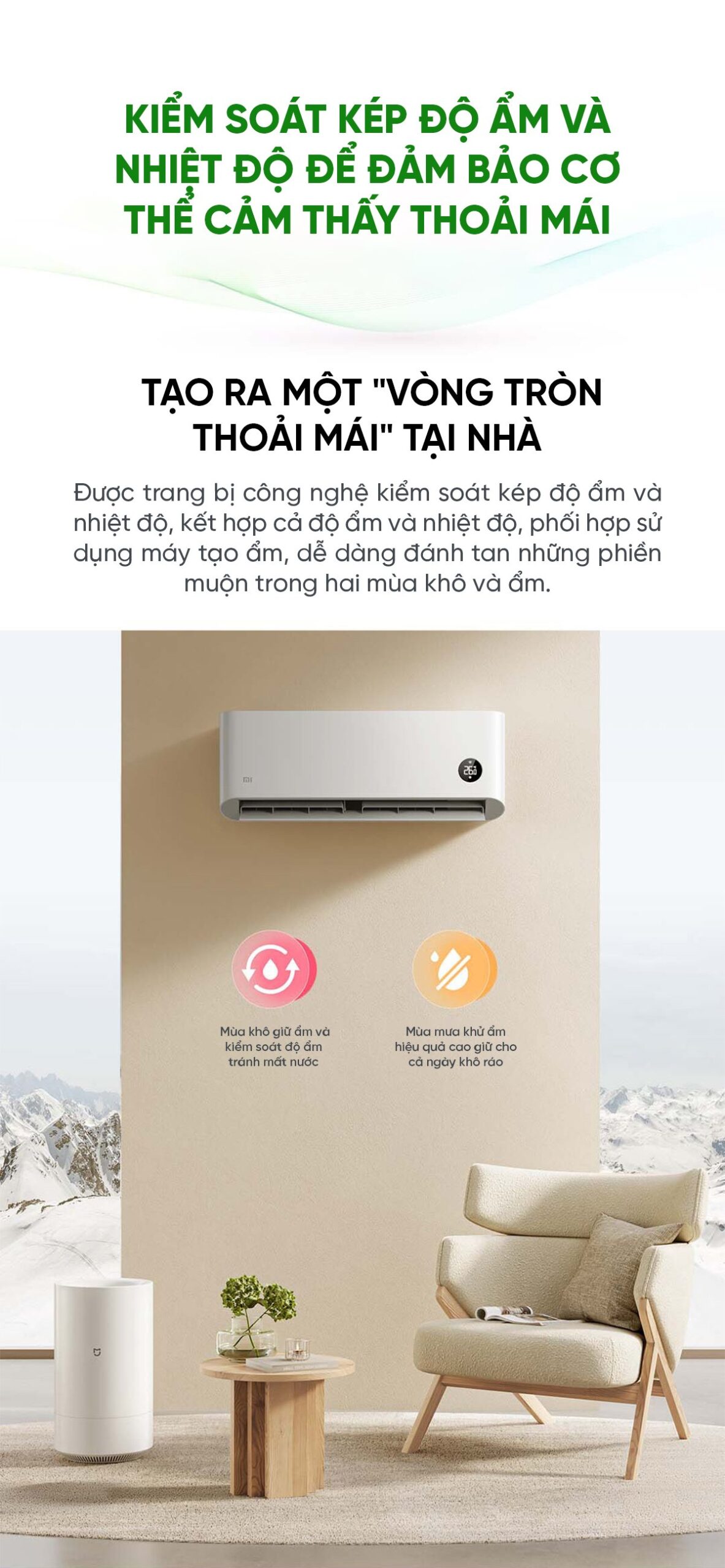 Điều hòa Xiaomi Mijia 12000BTU KFR-35GW/N1A1 1.5HP 2 chiều