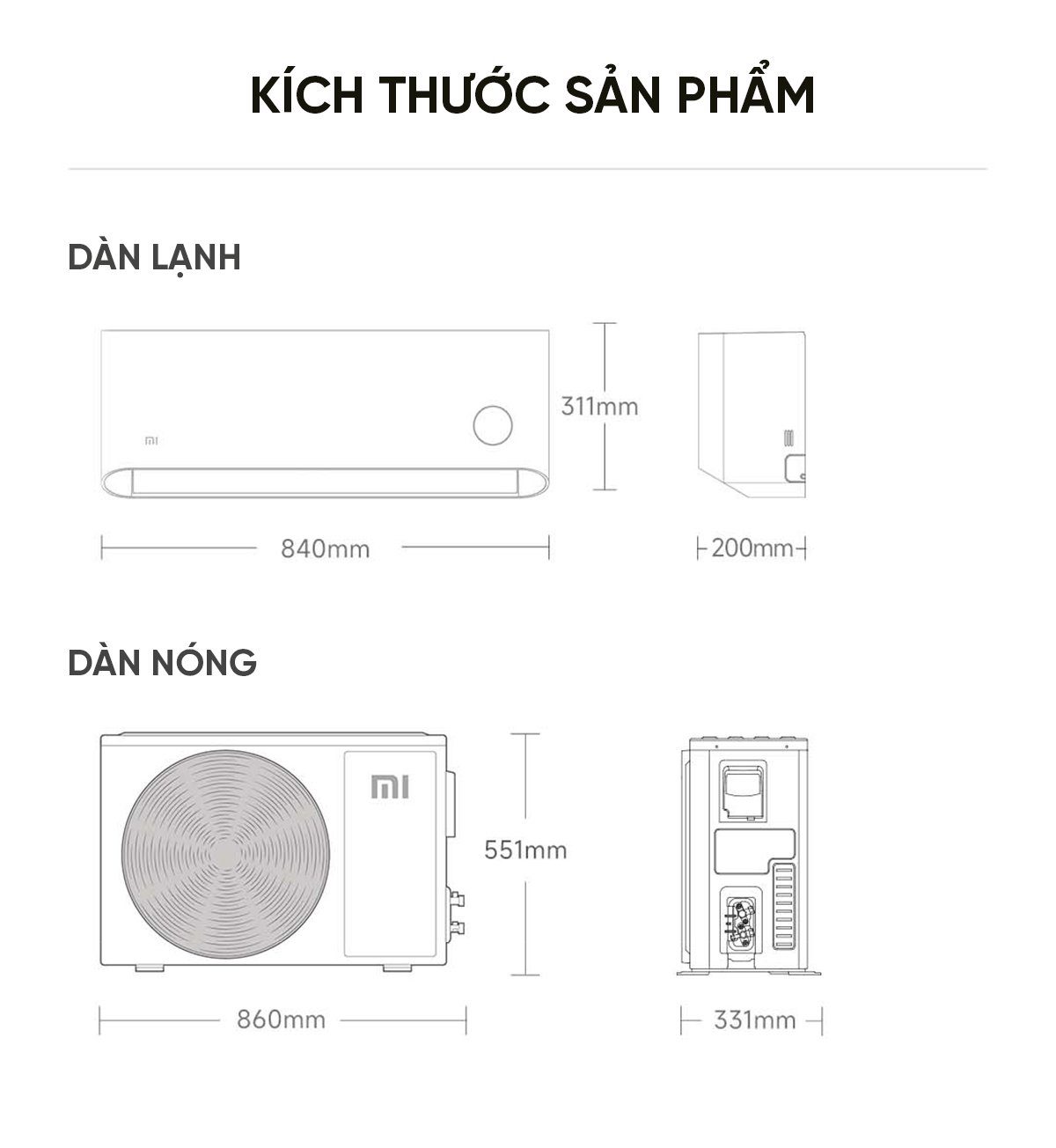 Điều hòa Xiaomi Mijia 12000BTU KFR-35GW/N1A1 1.5HP 2 chiều