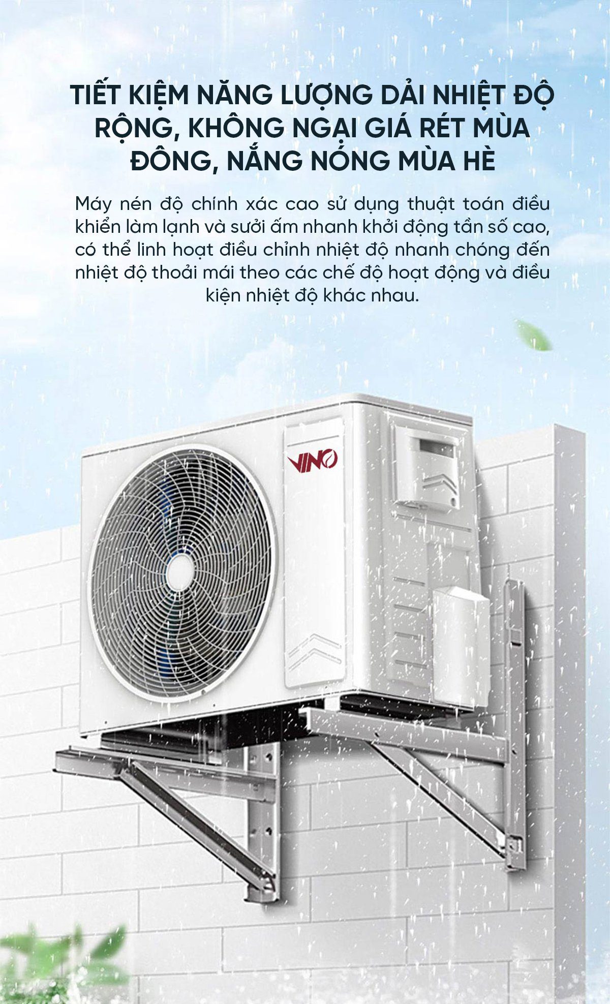 Điều hòa 2 chiều 12000BTU Xiaomi Vino 1.5HP tiết kiệm điện cấp 1 KFR-35GW/V31AA1-1