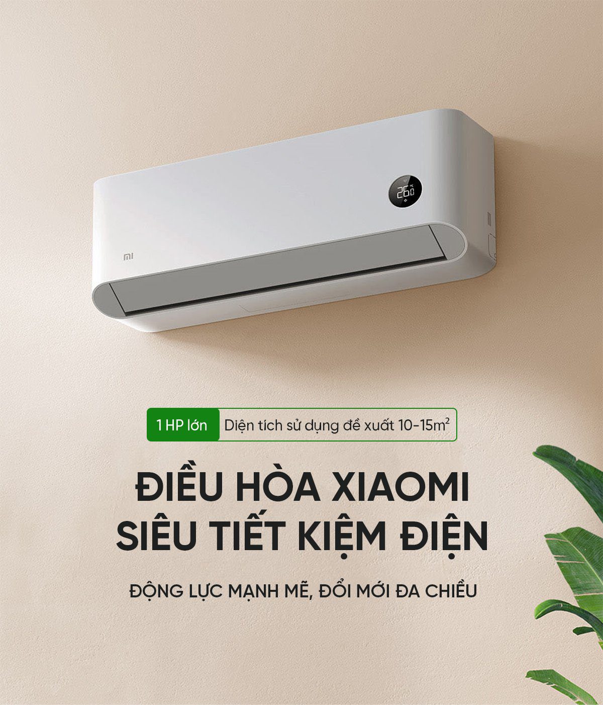 Điều hòa Xiaomi Mijia 9000BTU KFR-26GW/V1A1 1HP 2 chiều