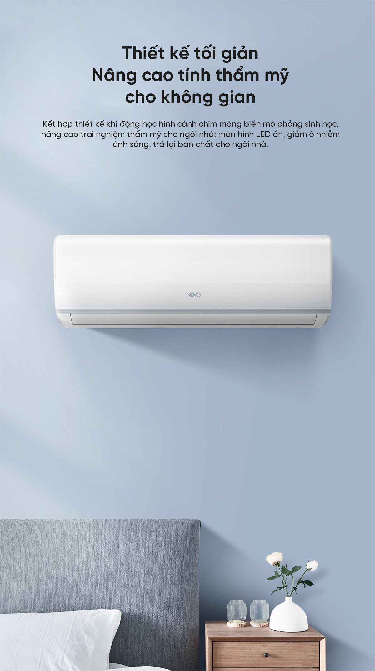 Điều hòa 2 chiều Xiaomi Vino 12000 BTU 1.5HP tiết kiệm điện cấp 3 KFR-35GW/V11AA2-3