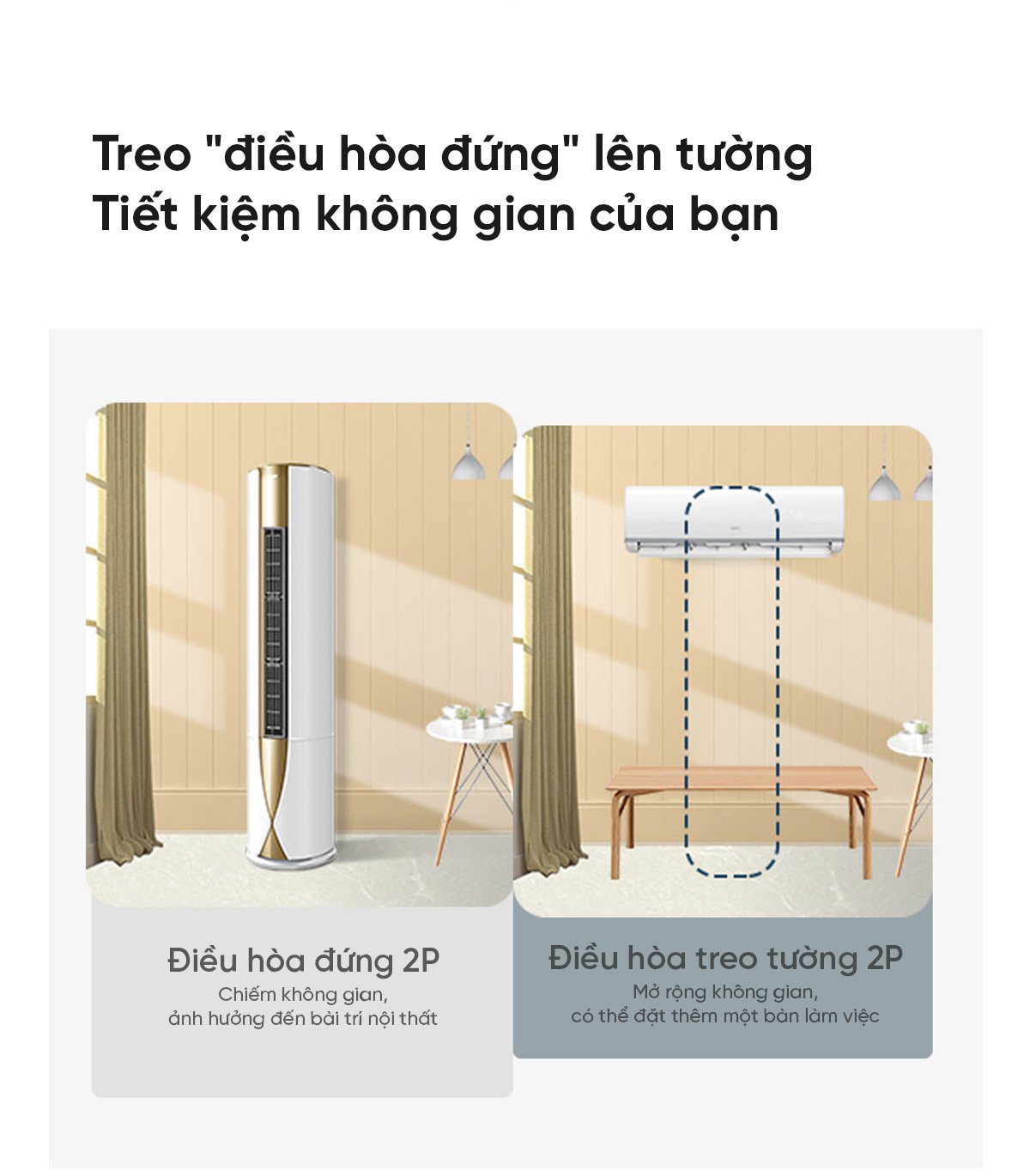 Điều hòa 2 chiều Xiaomi Vino 18000BTU 2HP tiết kiệm điện KFR-50GW/V31AA1-N2