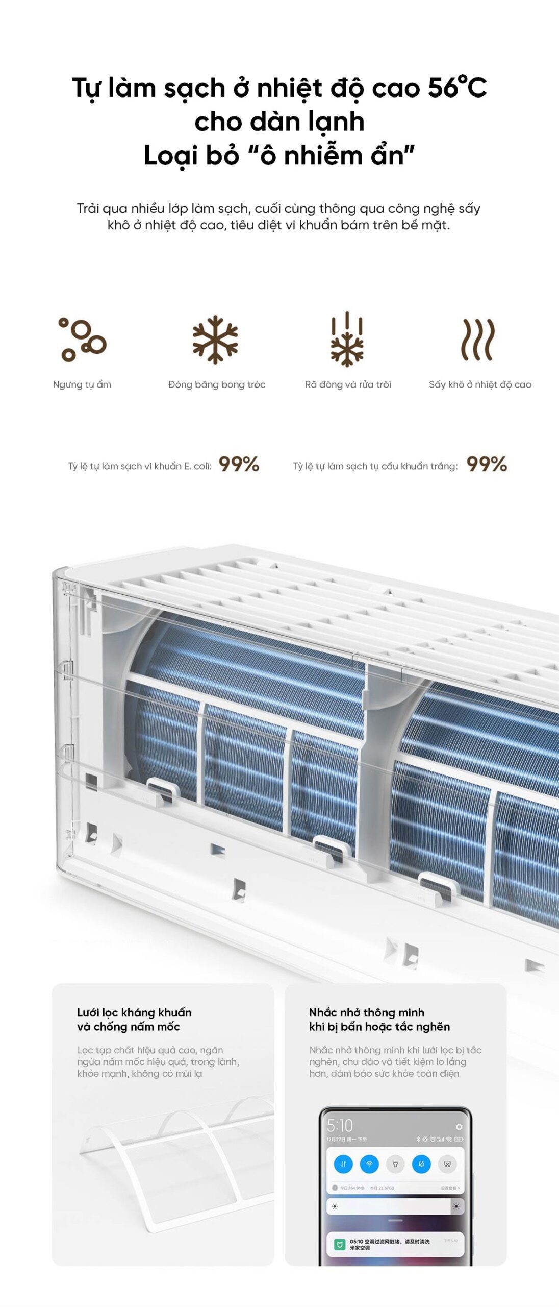 Điều hòa Xiaomi Mijia 27000BTU KFR-72GW/D1A2 3HP 2 chiều