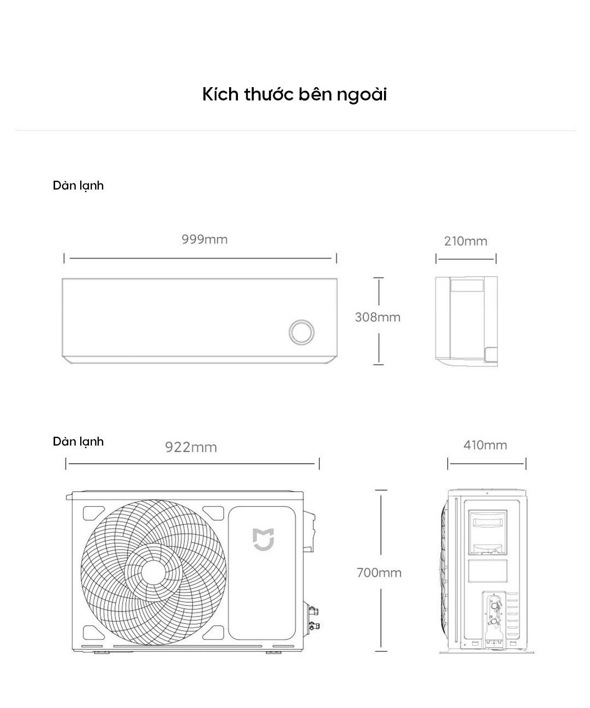 Điều hòa Xiaomi Mijia 27000BTU KFR-72GW/D1A2 3HP 2 chiều