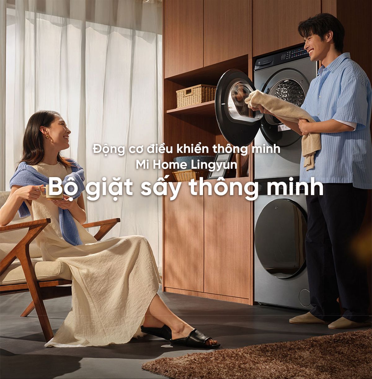 Combo máy giặt 10kg sấy 10kg Xiaomi Mijia Pro XQG100MJ109 - H100MJ105