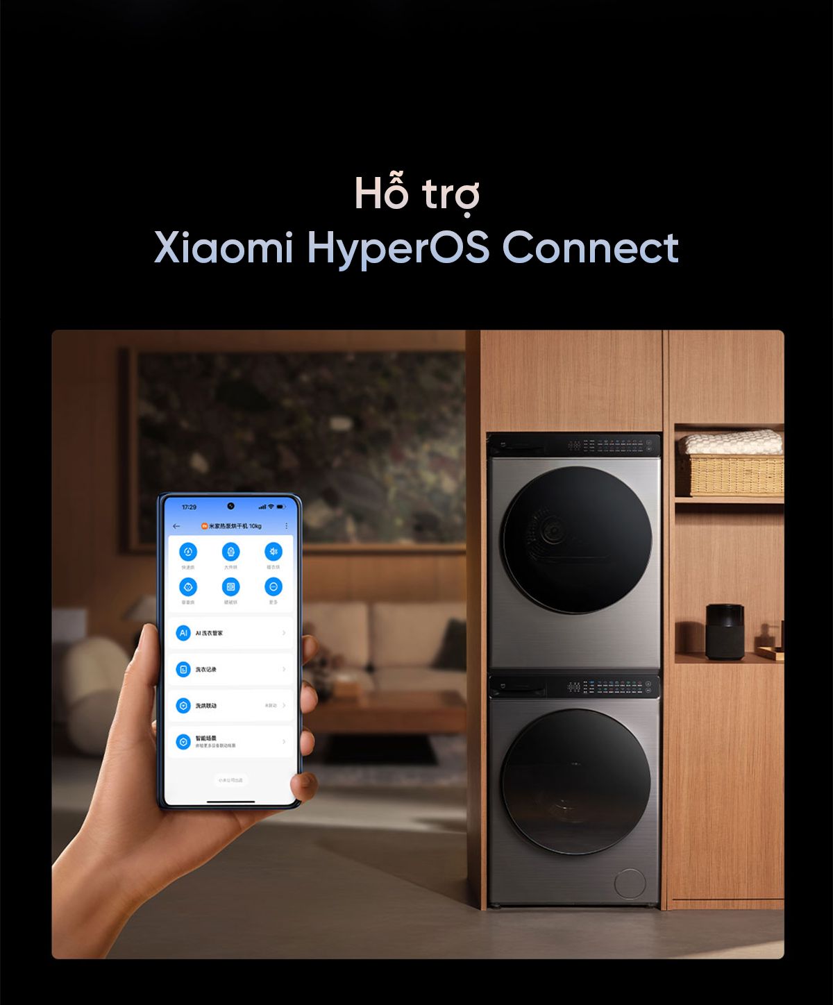 Combo máy giặt 10kg sấy 10kg Xiaomi Mijia Pro XQG100MJ109 - H100MJ105