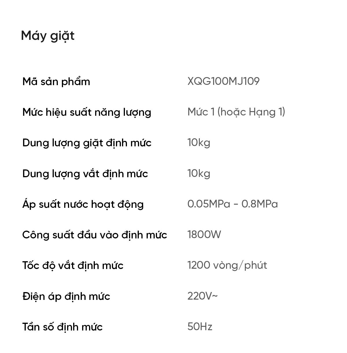 Combo máy giặt 10kg sấy 10kg Xiaomi Mijia Pro XQG100MJ109 - H100MJ105