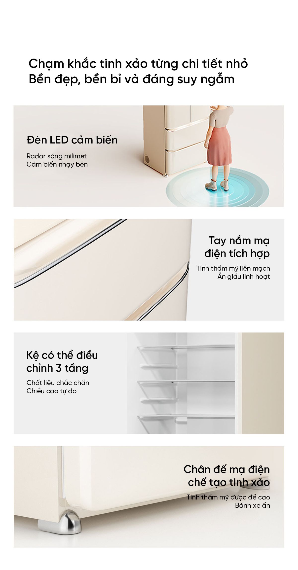 Tủ lạnh MiniJ Retro 508L Plus