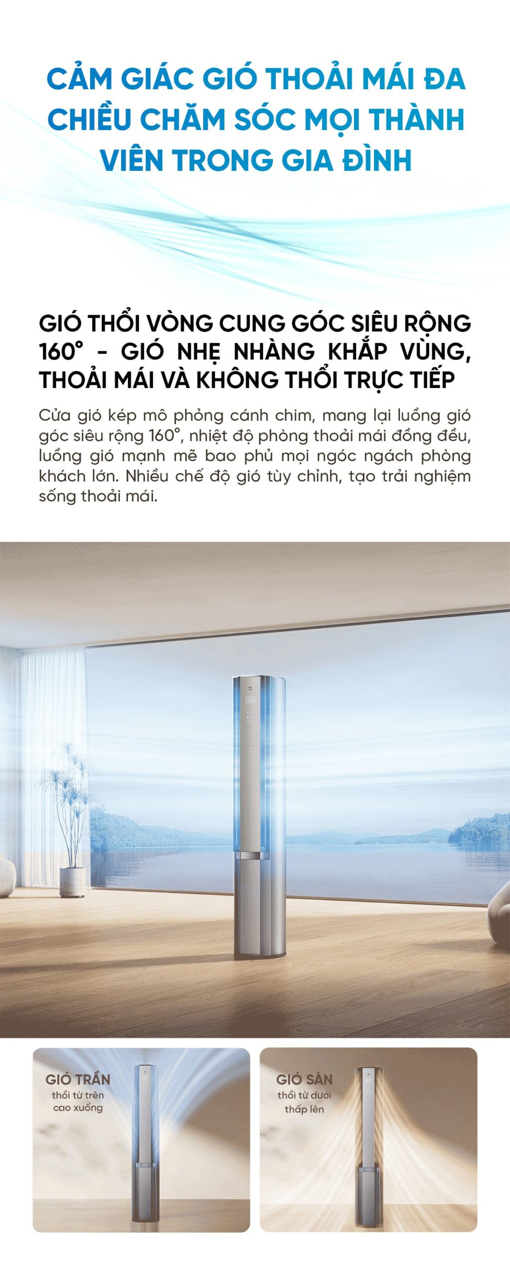 Điều hòa cây Xiaomi Mijia 27000BTU 72LW-NA11/M3A1 3HP 2 chiều