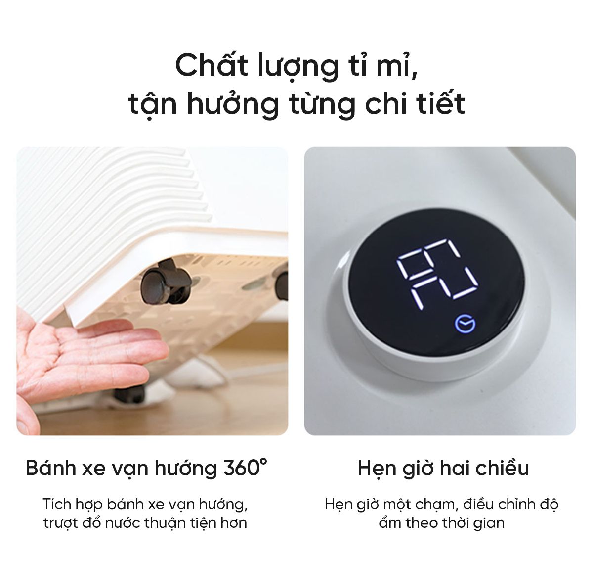 Máy Hút Ẩm Xiaomi VINO 16L Thông Minh