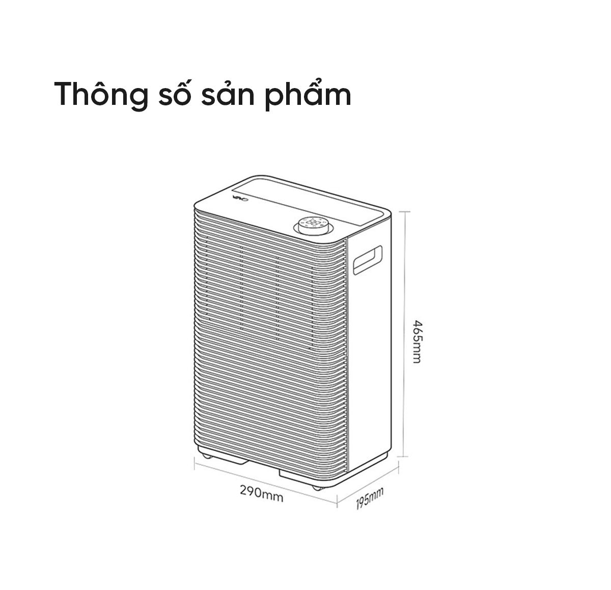 Máy Hút Ẩm Xiaomi VINO 16L Thông Minh