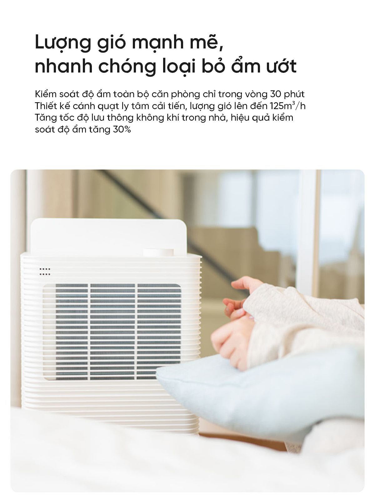 Máy Hút Ẩm Xiaomi VINO 16L Thông Minh