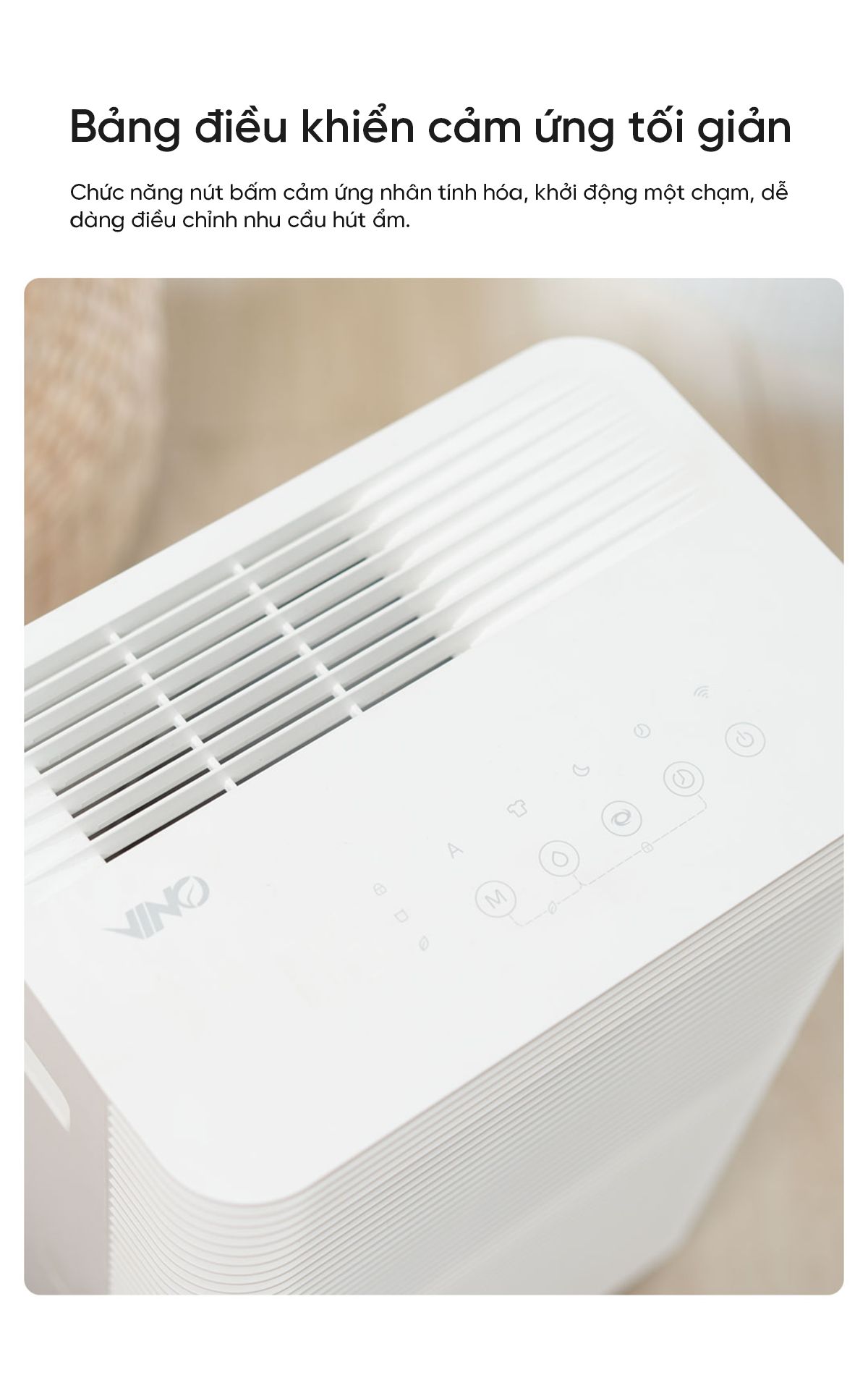Máy Hút Ẩm Xiaomi VINO 16L Cảm Ứng Thông Minh