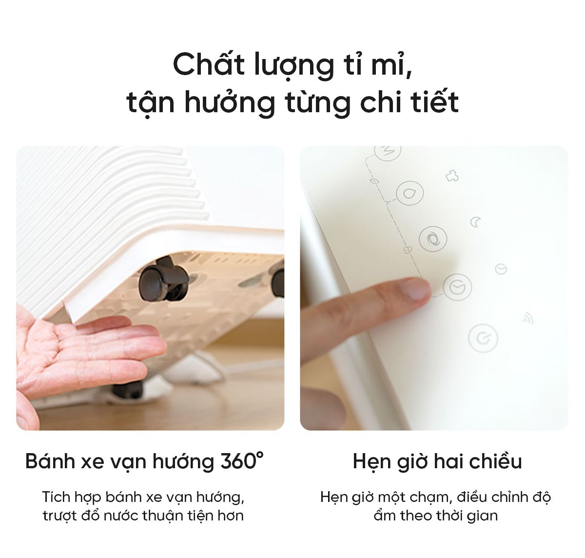 Máy Hút Ẩm Xiaomi VINO 16L Cảm Ứng Thông Minh