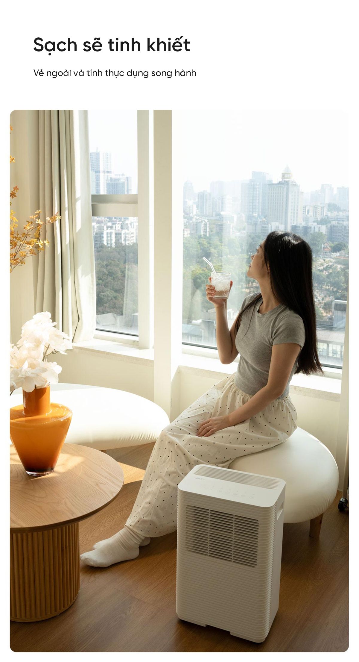 Máy Hút Ẩm Xiaomi VINO 16L Cảm Ứng Thông Minh
