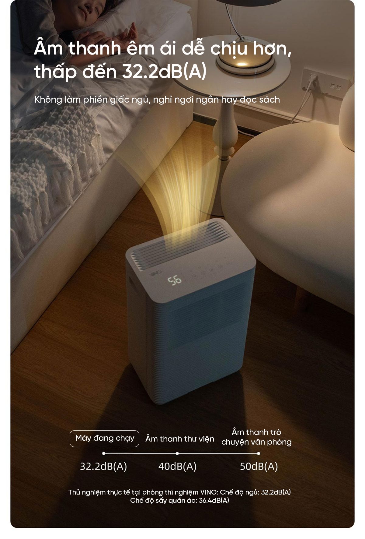 Máy Hút Ẩm Xiaomi VINO 16L Cảm Ứng Thông Minh