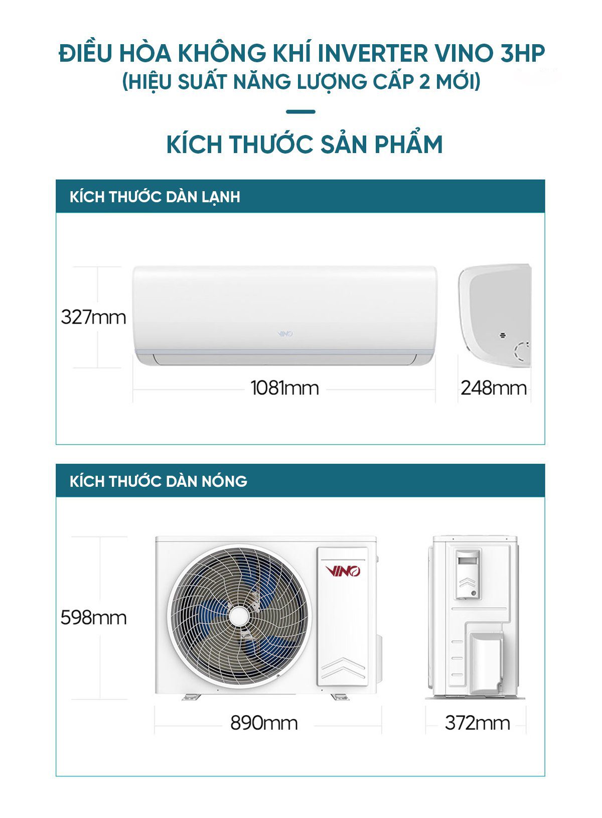 Điều hòa 2 chiều Xiaomi Vino 27000BTU 3HP tiết kiệm điện KFR-70GW/V31AA2-N2