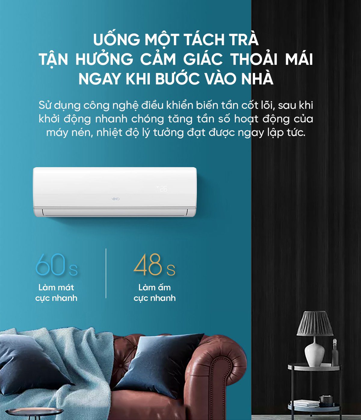 Điều hòa 2 chiều Xiaomi Vino 27000BTU 3HP tiết kiệm điện KFR-70GW/V31AA2-N2